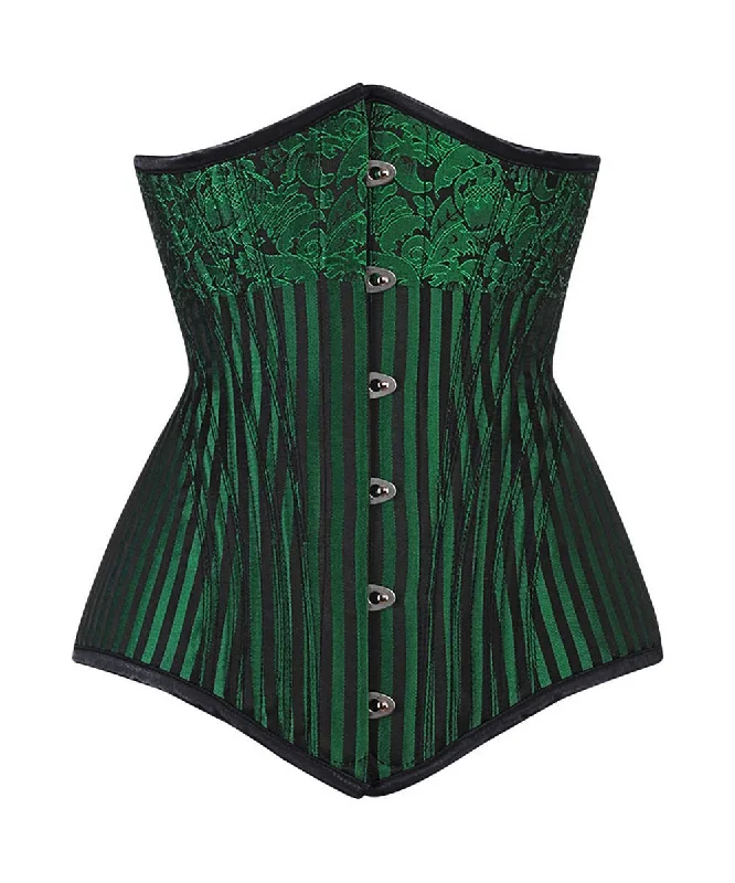 Striped corsets for a preppy and nautical vibeNaiya Waist Trainer Steel Boned Corset