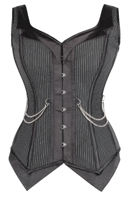 French - style bustiers for a romantic lookPinstripe Waistcoat Corset