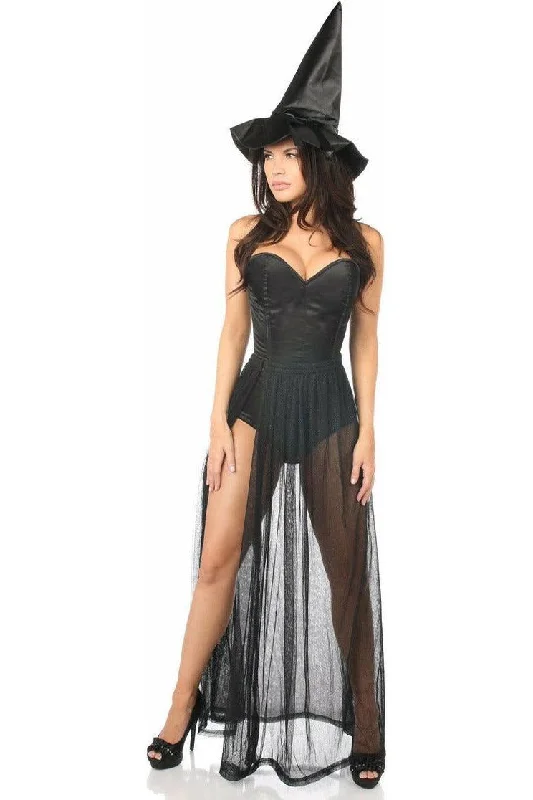 Wedding - style bustiers for bridesmaids or special eventsLavish 3 PC Evil Witch Corset Costume