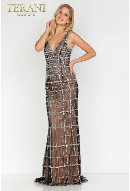 Sexy New Year's Eve dresses for a glamorous countdownTerani Couture 231GL0398 Long Beaded Prom Formal Dress