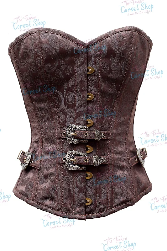 Multicolored bustiers with a vibrant and playful designHansen Steampunk Overbust Corset