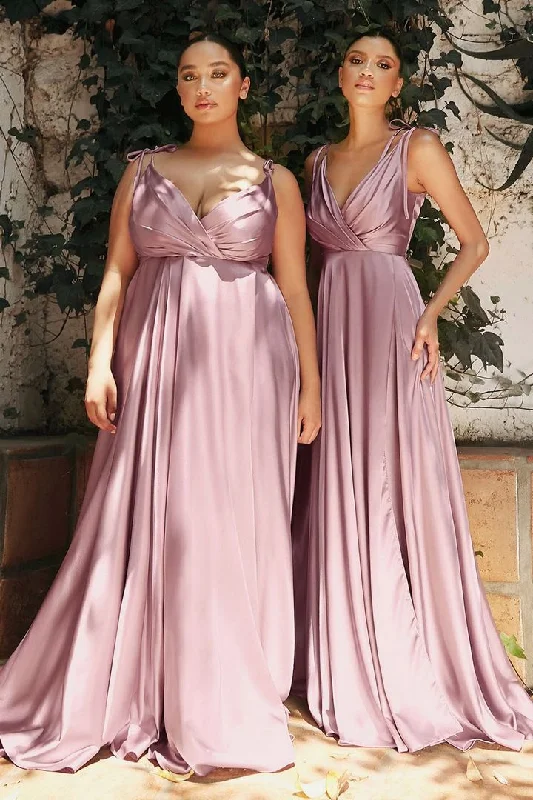 Satin sexy dresses with a shiny finishCinderella Divine BD105 Mauve XL Sale