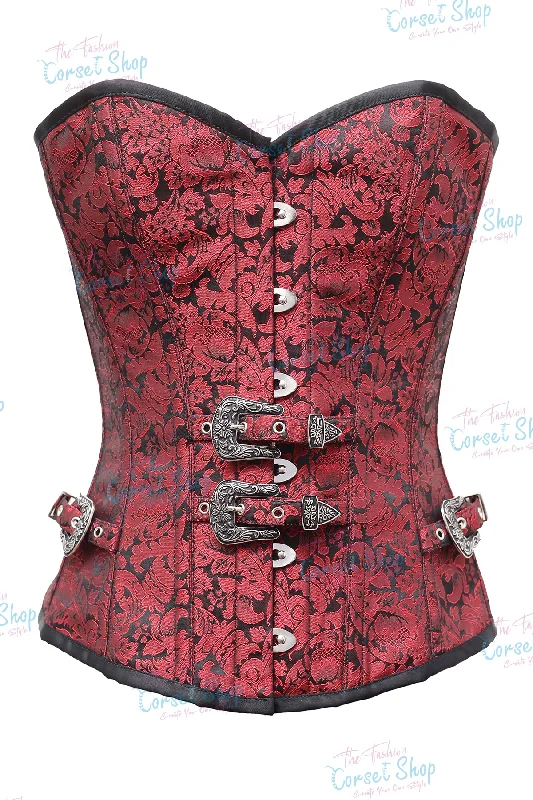 Brocade bustiers with a rich and textured appearanceEngen Custom Made Corset