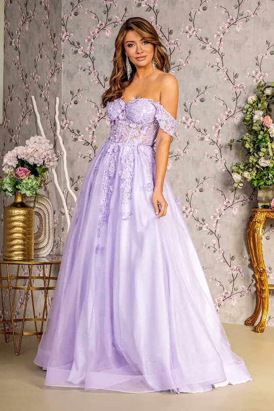 Mermaid - style sexy gowns for a glamorous effectGLS GL3296 Lilac 2XL Sale