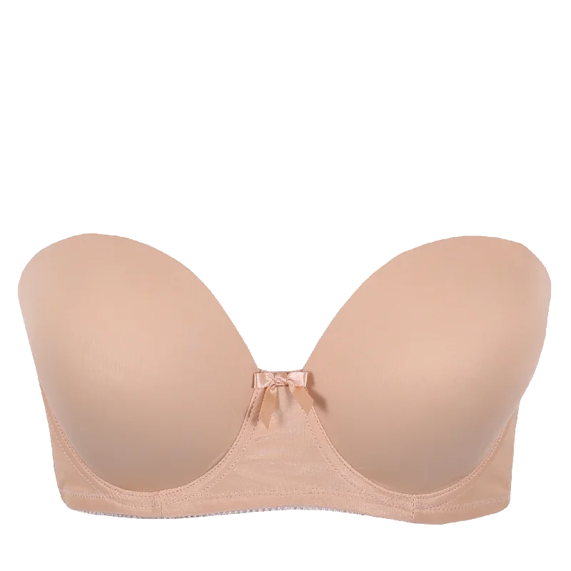 Women's bras made of soft cotton fabricDeco Strapless Moulded Bra