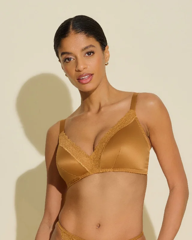 Women's bras using a bamboo fiber liningBralette Curvy