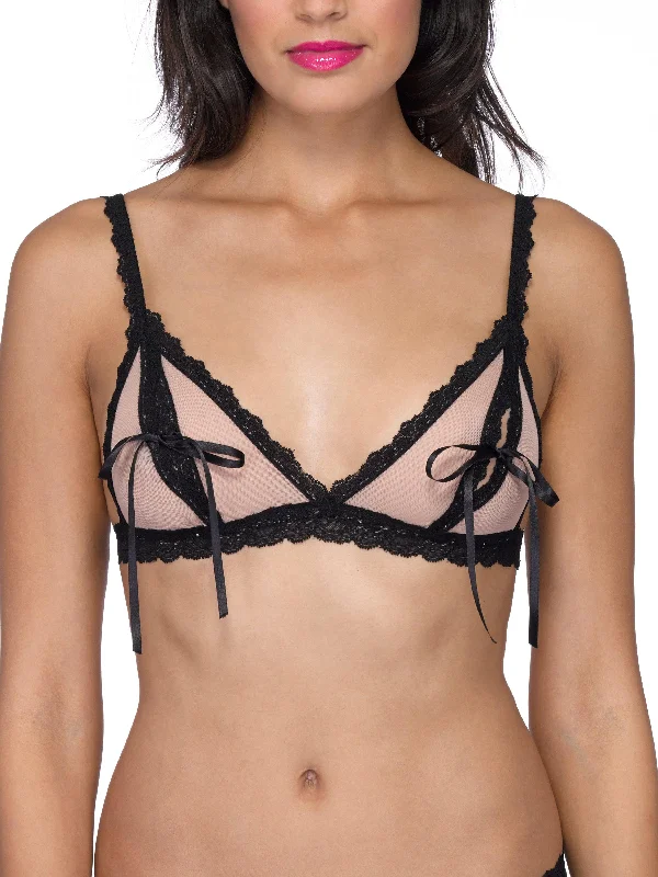 Women's full - cup bras for maximum coverage&oh™ Nude Illusion Tie Bralette