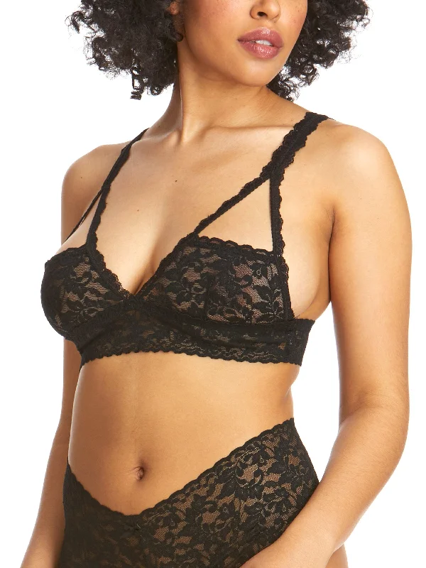 Women's bras with a neoprene component&oh™ Retro Lace Half Cup Bralette