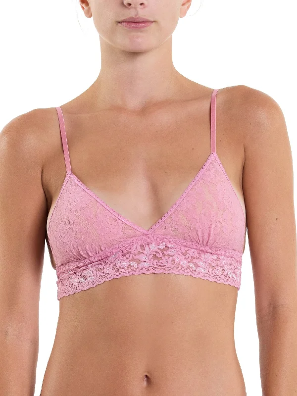 Women's full - cup bras for maximum coverageSignature Lace Padded Triangle Bralette Tea Cake Pink