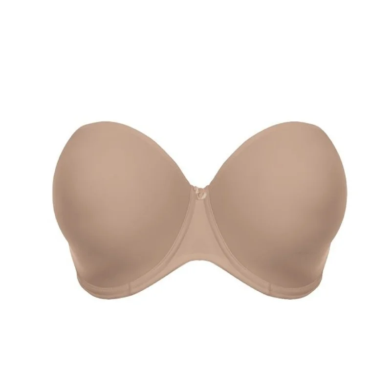 Women's strapless bras with silicone gripSmooth Moulded Strapless Bra