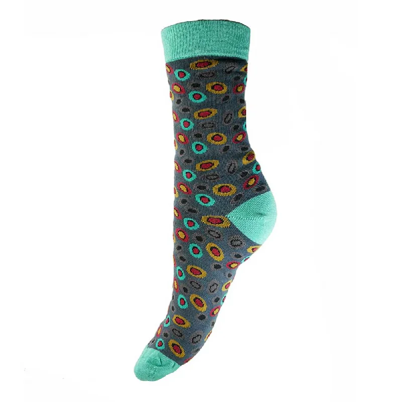 Abstract circles Bamboo socks