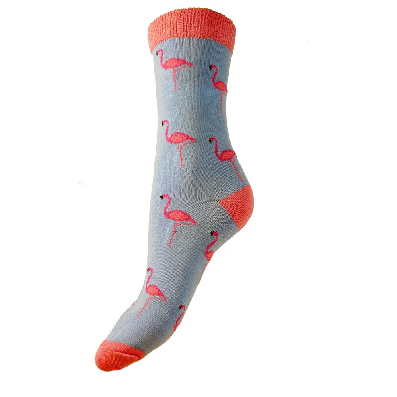 Flamingo Bamboo Socks