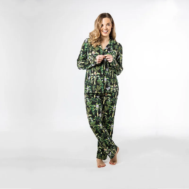 Jungle print bamboo pyjamas