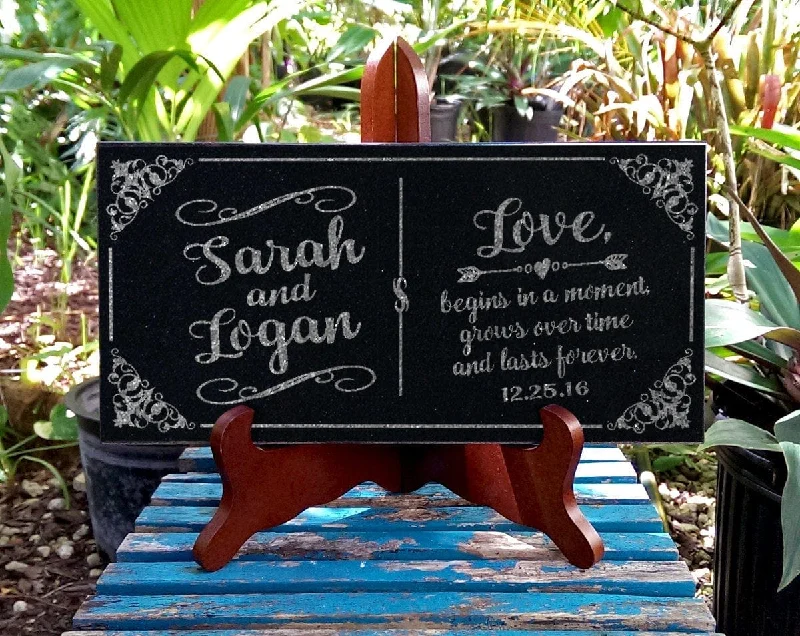 Love Quote | Names | Granite Stone Plaque