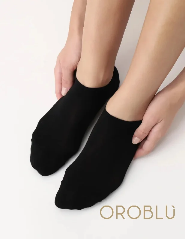 Oroblu Sneaker Perfect Comfort Socks Black VOBC67422