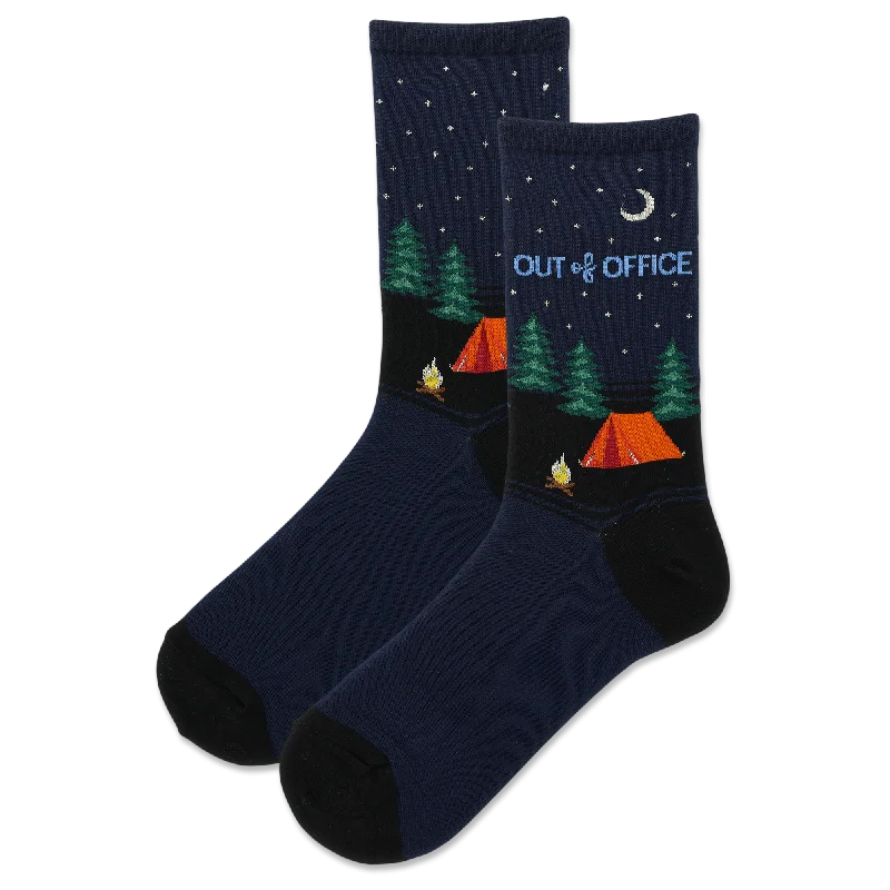 "Out of Office" Crew Socks by Hot Sox