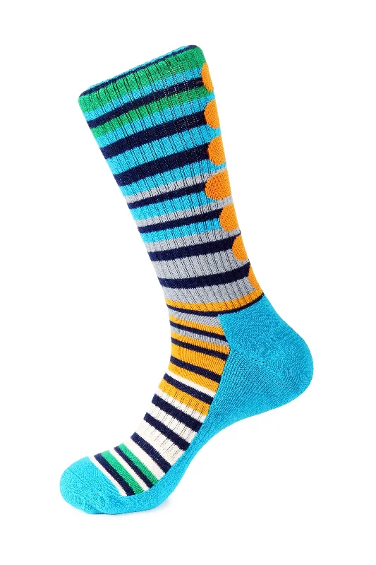 APPLE STRIPE Athletic Sock