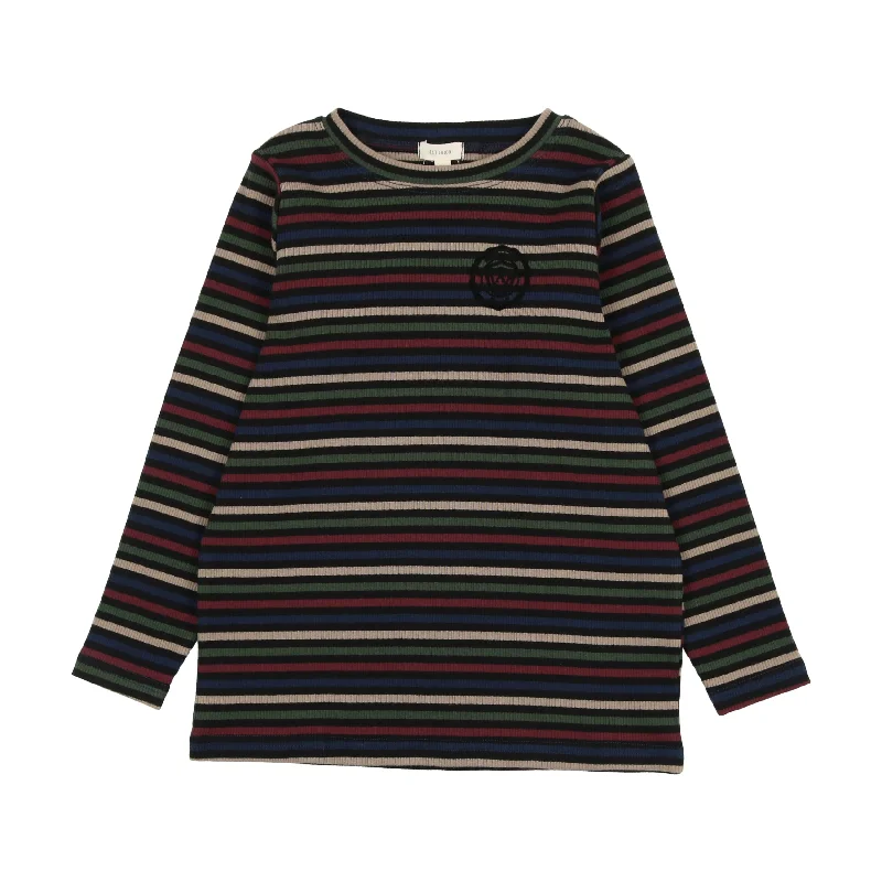 Lil Legs The Basic T-Shirt Long Sleeve - Black Multicolor